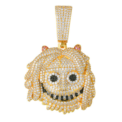 Iced Smile Emoji Pendant