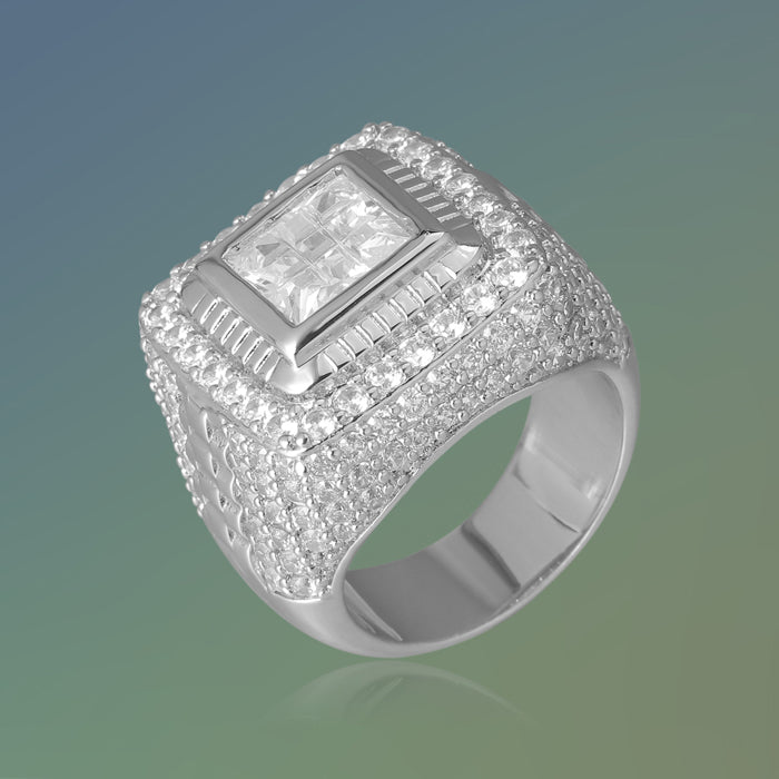 Square Iced Ring