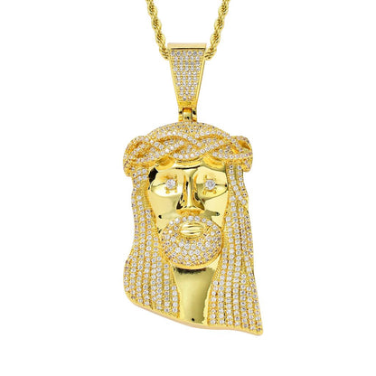 Iced Jesus Pendant