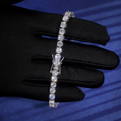 S925 Tennis Moissanite Bracelet